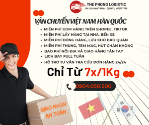 Gửi thuốc, thực phẩm chức năng, mỹ phẩm từ Việt Nam sang Hàn Quốc an toàn giá rẻ