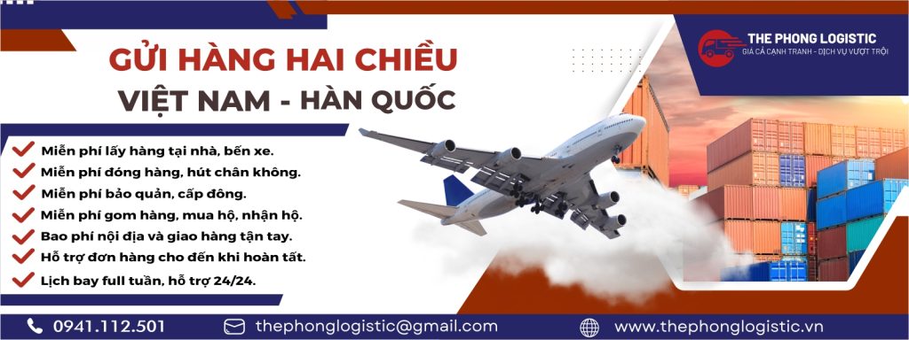 Dịch vụ vận chuyển hai chiều Việt Nam Hàn Quốc