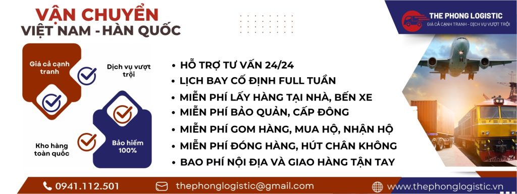 Gửi hàng Việt Nam Hàn Quốc Nhanh Chóng Uy tín